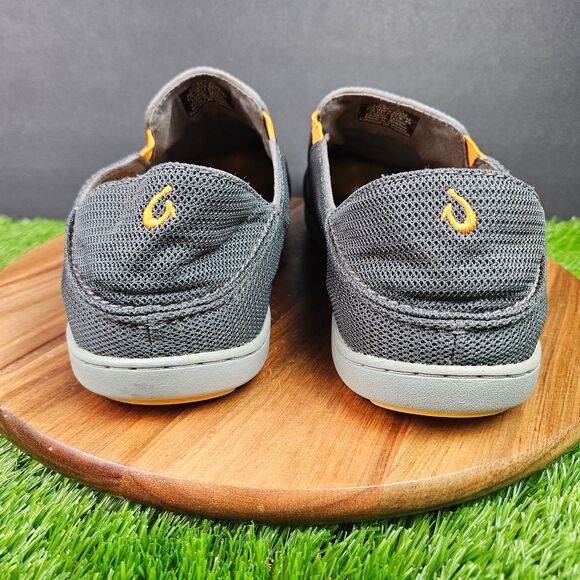 Olukai Nohea Mesh Shoes Mens Size 12 Gray Slip On Casual Comfort 10188-4242 main image 7
